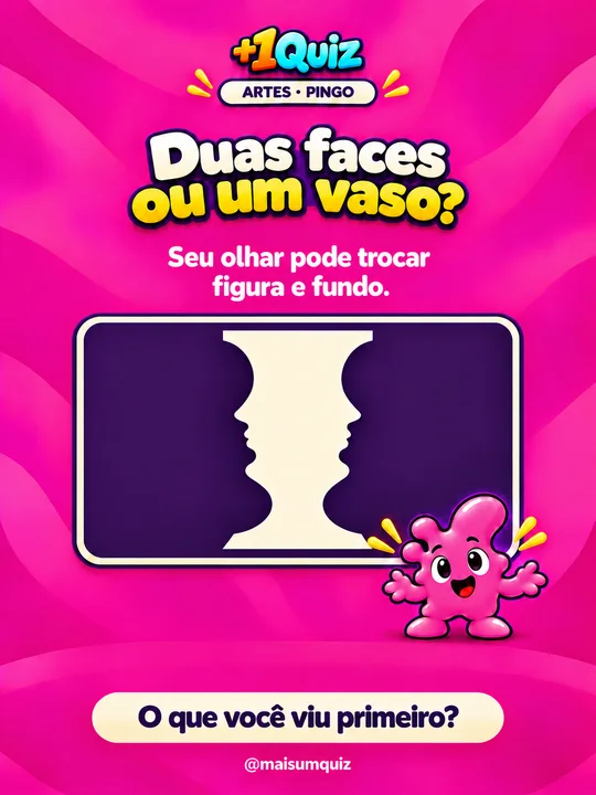 Duas faces ou um vaso? — Mais espaço