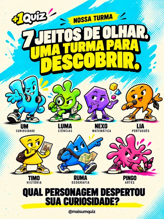 7 jeitos de olhar. Uma turma para descobrir