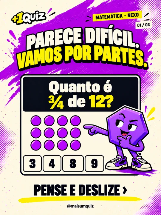 Parece difícil. Vamos por partes