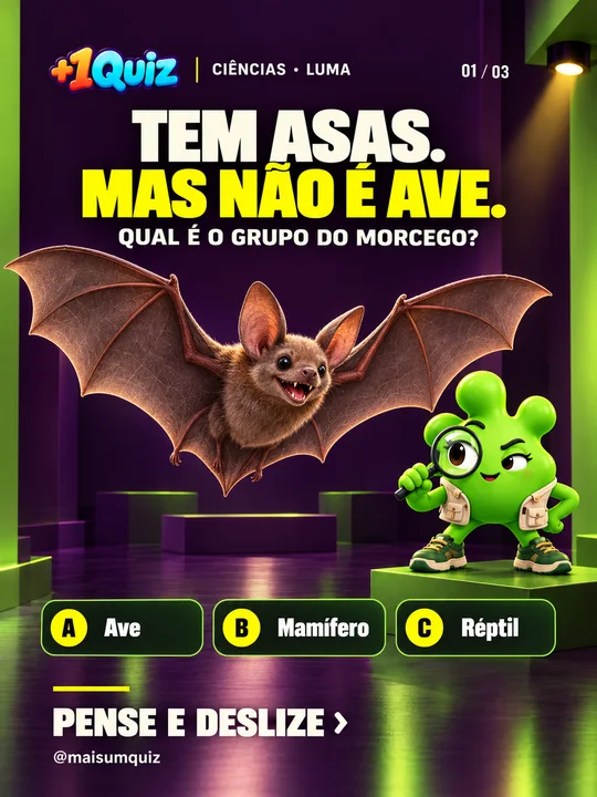 Tem asas. Mas não é ave
