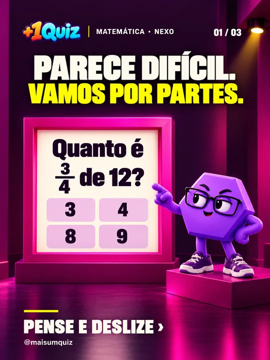 Parece difícil. Vamos por partes